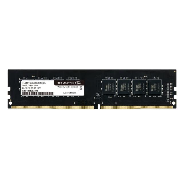 【Team 十銓】ELITE DDR4 2666 16GB CL19 桌上型記憶體