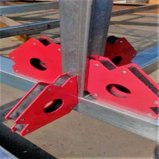 強磁焊接定位器 焊接神器 HY04 焊接固定器 小號 吸附能力12kg(多功能角度焊接器 電焊磁鐵磁性鐵工角尺)