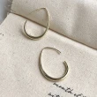 【00:00】韓國設計氣質水滴圓形金屬耳環