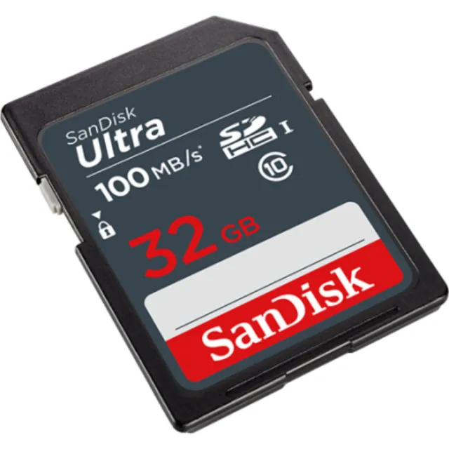 【SanDisk 晟碟】32GB UltraSDHC 100MB/s升級 C10 UHS-I 高CP SD卡(升速版 100MB/s 7年保固)