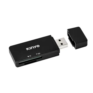 【KINYO】KCR-120 SD/TF雙卡槽讀卡機(USB)
