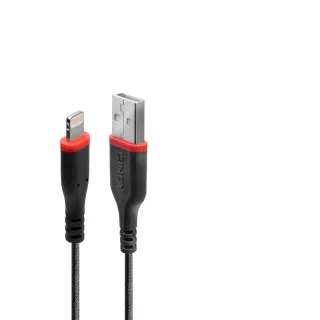 【LINDY 林帝】LINDY 林帝 強韌系列 Apple認證 Lightning 8pin 轉 USB 傳輸線 1m 31291