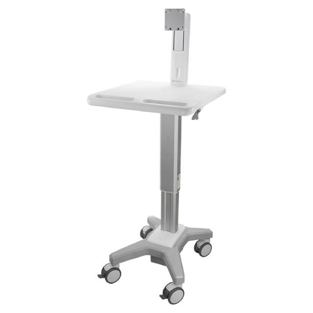 ErgoGrade EGCSH0Q0 ErgoGrade 快拆式坐站兩用型推車 EGCSH0Q0 以金屬材質打造,堅固耐重,具備多段式升降高度調整功能,並具扭力調整設計,可依不同重量需求調整扭力,提升辦公效率與舒適度。採用落地型安裝方式,適合單臂使用,是辦公室的理想選擇。