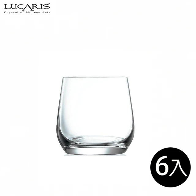 【LUCARIS】香港系列無鉛水晶威士忌杯370ml/6入 LT04DR13(威士忌杯)