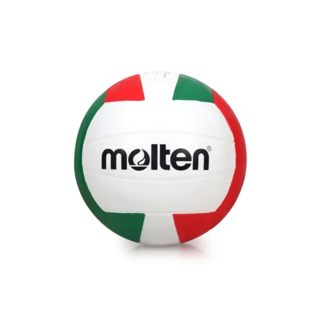 【MOLTEN】#5橡膠排球-訓練 5號球 白紅綠(V5C1100)