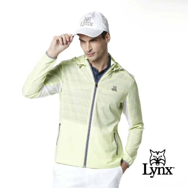 Lynx Golf 男款彈性舒適腰圍兩側鬆緊帶素面基本款後袋