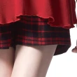 【Gennies 奇妮】經典格紋短褲(紅T4A49)