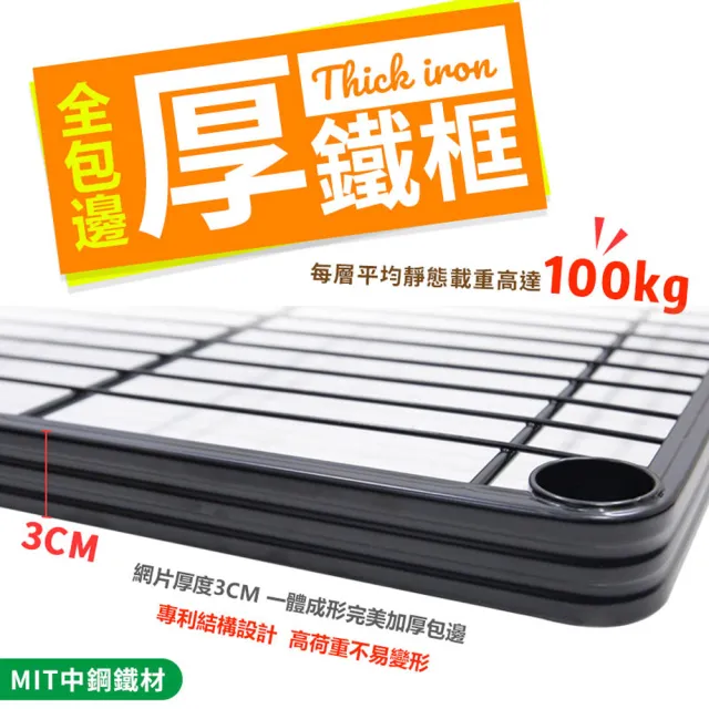 【居家cheaper】厚鐵框45X90X178CM四層架(層架鐵架 置物架 伺服器架)