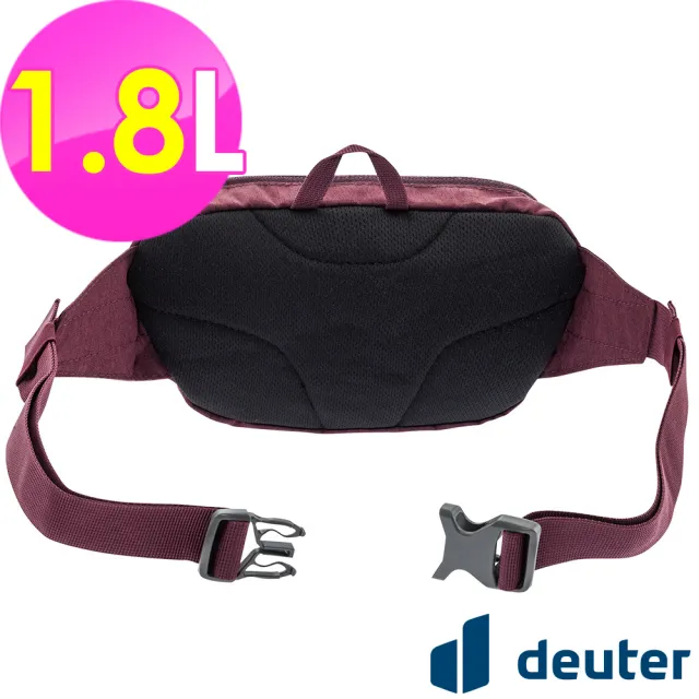【deuter】Organizer Belt 1.8L休閒輕量腰包(3900421暗紅/胸包/側背包/路跑/慢跑)
