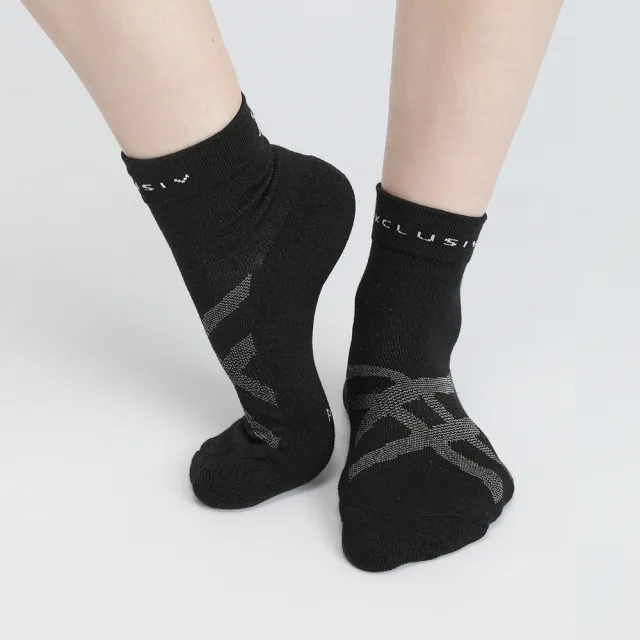 【XCLUSIV】5雙組 高機能石墨烯襪(台灣首創、石墨烯纖維、有效抑菌)