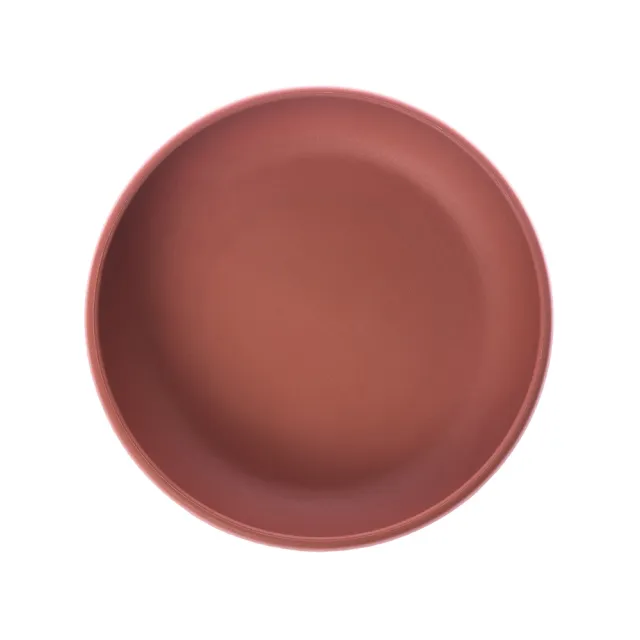 【特力屋】仿陶土圓盆底盤6吋磚紅