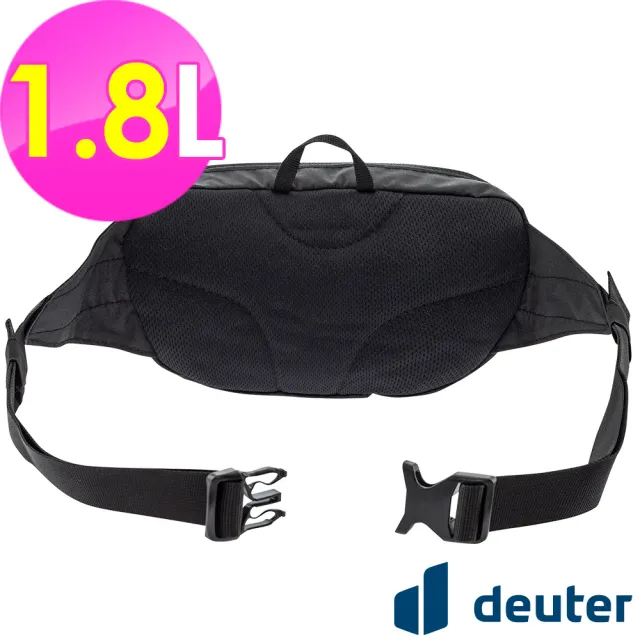 【deuter】Organizer Belt 1.8L休閒輕量腰包(3900421黑/胸包/側背包/路跑/慢跑)