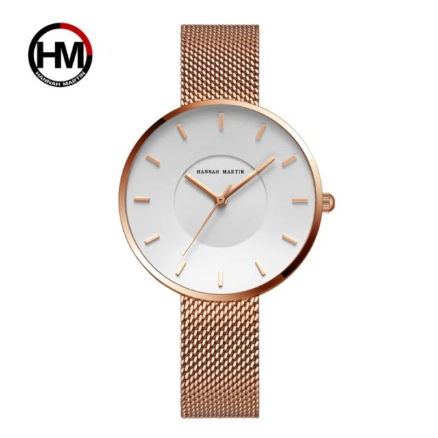 【HANNAH MARTIN】義大利設計簡約摩登手錶(HM-1052)