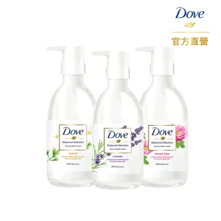 【Dove 多芬】日本植萃系列沐浴乳500gx3入(玫瑰/薰衣草/茉莉)