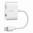 【BELKIN】音頻轉接線  iPhone 3.5mm耳機分插器(音頻轉接線)