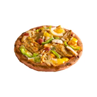 【拌伴餐飲】洋卡龍 1包 手拍彩色披薩-咖哩雞肉(180g/包)