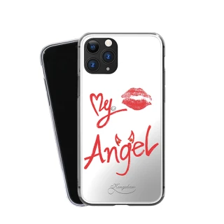 【Kingxbar】iPhone 11 Pro Max 手機殼 i11 Pro Max 6.5吋 保護殼 施華洛世奇水鑽保護套(天使系列-紅唇)