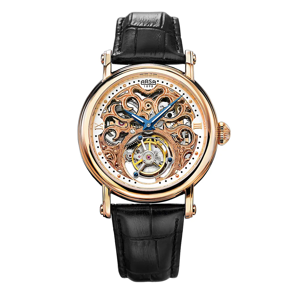 ARSA】百年工藝鏤雕陀飛輪機械錶(48mm) - momo購物網- 好評推薦-2026年1月