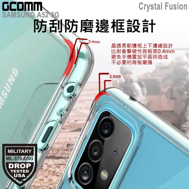 【GCOMM】三星 A52 A52s 5G 6.5吋 晶透軍規防摔殼 Crystal Fusion(三星 Galaxy A52 A52s 5G)