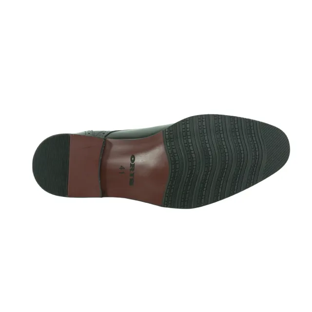 【oris  帆船鞋】ORIS頂級小牛皮雕刻波浪呼吸皮鞋-黑-S8915N01(真皮/手工/皮鞋)