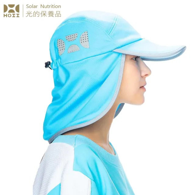 【HOII】HOII后益 二合一護耳造型遮陽帽 ★三色任選(UPF50+抗UV防曬涼感先進光學機能布)