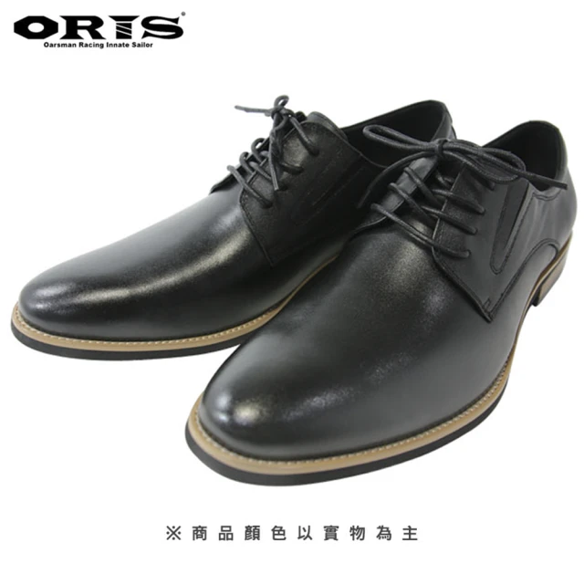 【oris  帆船鞋】ORIS真皮紳士圓頭鞋-黑-S8912N01(真皮/手工/皮鞋)