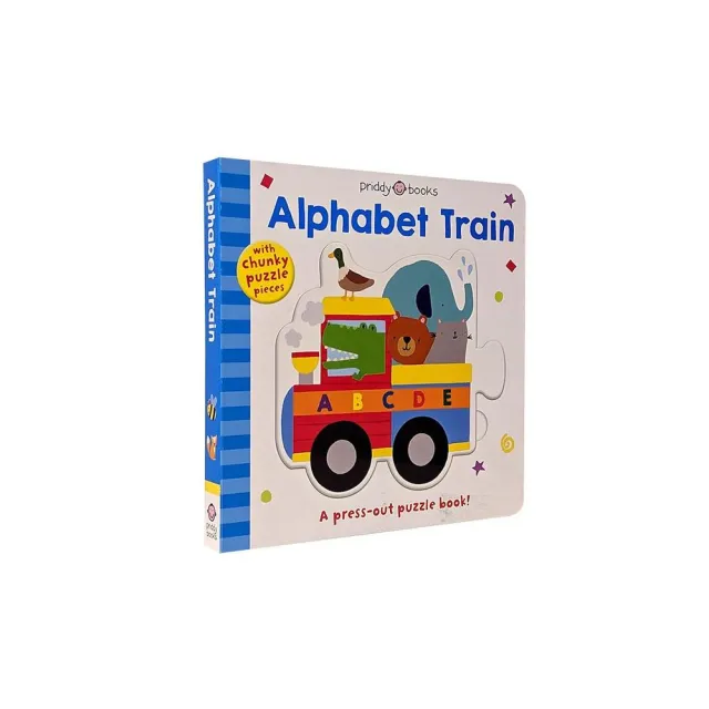 【麥克兒童外文】Alphabet Train ／拼圖遊戲書