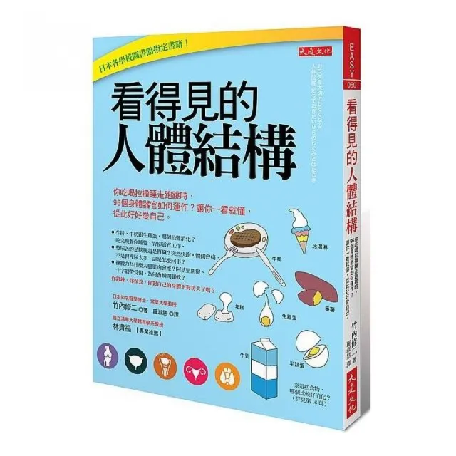 看得見的人體結構：你吃喝拉撒睡走跑跳時，96個身體器官如何運作？讓你一看就懂，從此好好愛自己。