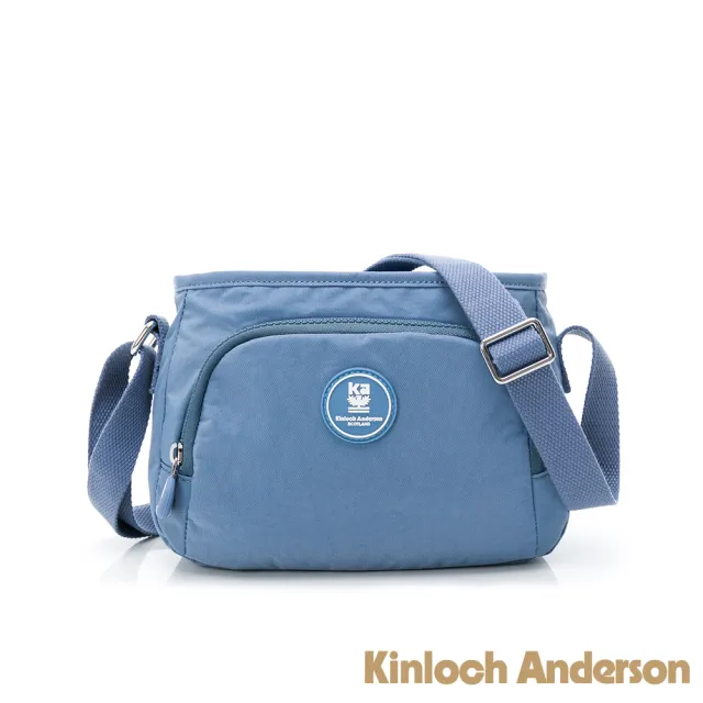 【Kinloch Anderson】FRANCIS  拉鍊斜側包(藍色)