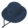 【Jack wolfskin 飛狼】抗UV防曬遮陽帽 輕量 超透氣(深藍)