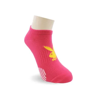 【PLAYBOY】足弓彈力女隱形運動襪-粉紅(運動襪/女襪/隱形襪)