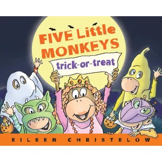【麥克兒童外文】Five Little Monkeys Trick Or Treat