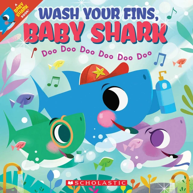 Wash Your Fins Baby Shark