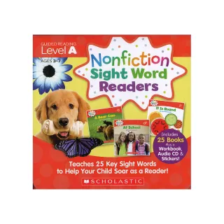 【麥克兒童外文】Nonfiction sight Word Readers Level A （25書＋1CD＋1作業本）