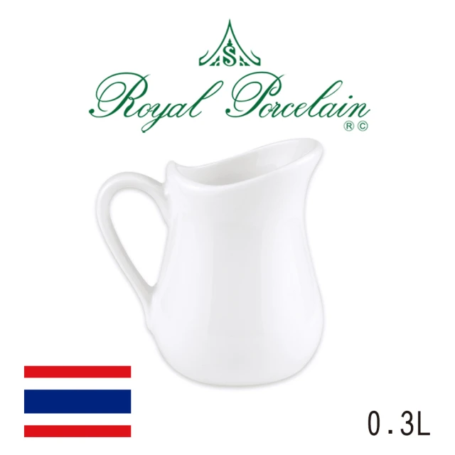 【Royal Porcelain泰國皇家專業瓷器】ADV奶盅  附把(泰國皇室御用白瓷品牌)