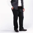 【MAXON 馬森大尺碼】黑色天絲棉標準版紳士彈性長褲38-46腰(87905-88)