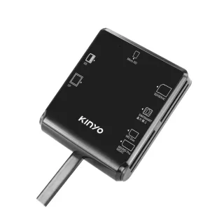 【KINYO】KCR-6254 多合一晶片讀卡機1.2M(USB)