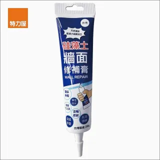 【特力屋】加贈小刮刀硅藻土牆面修補膏 白色 250g