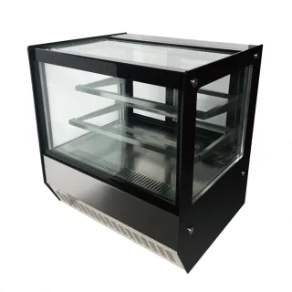 【WARRIOR 樺利】78L弧形玻璃蛋糕櫃(HM900C-P-HG黑色)