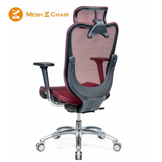 【Mesh 3 Chair】華爾滋人體工學網椅-尊爵版-紅色(人體工學椅、網椅、電腦椅、主管椅)