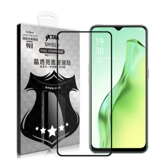 【VXTRA】OPPO A53/A31 2020 共用 全膠貼合 滿版疏水疏油9H鋼化頂級玻璃膜-黑