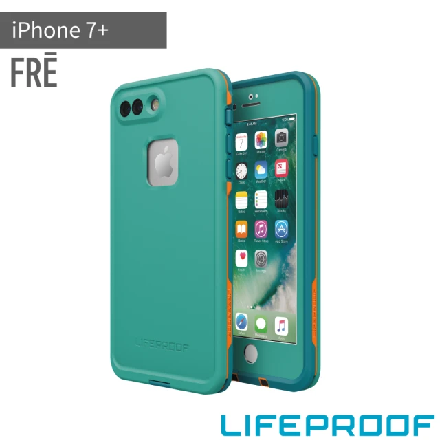 【LifeProof】iPhone 7 Plus 5.5吋 FRE 全方位防水/雪/震/泥 保護殼(淺綠)