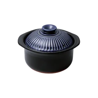 【日本佐治陶器】日本製菊花系列2合炊飯鍋1200ML(日本製 陶鍋 炊飯鍋)