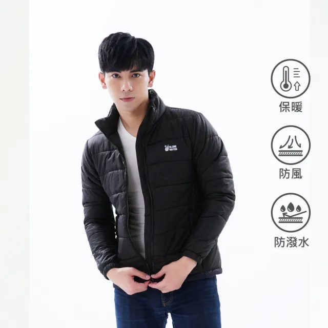 【遊遍天下】男女款輕暖立領防風防潑水機能型鋪棉外套(S-5L)