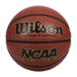 【WILSON】NCAA 限定款籃球-訓練 戶外 室內 7號球 威爾森 咖啡黑金(WTB0658XB)