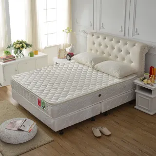 【睡芝寶】真三線+3M防潑水+乳膠棉抗菌+蜂巢式獨立筒床墊(雙人加大6尺-護腰床正反可睡)