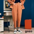 【gozo】挺版斜紋顯瘦窄管褲(兩色)