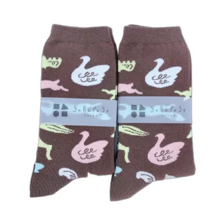 【樂樂童鞋】日本設計台灣製長襪-動物圖案(襪子 長襪 中筒襪 台灣製襪子)