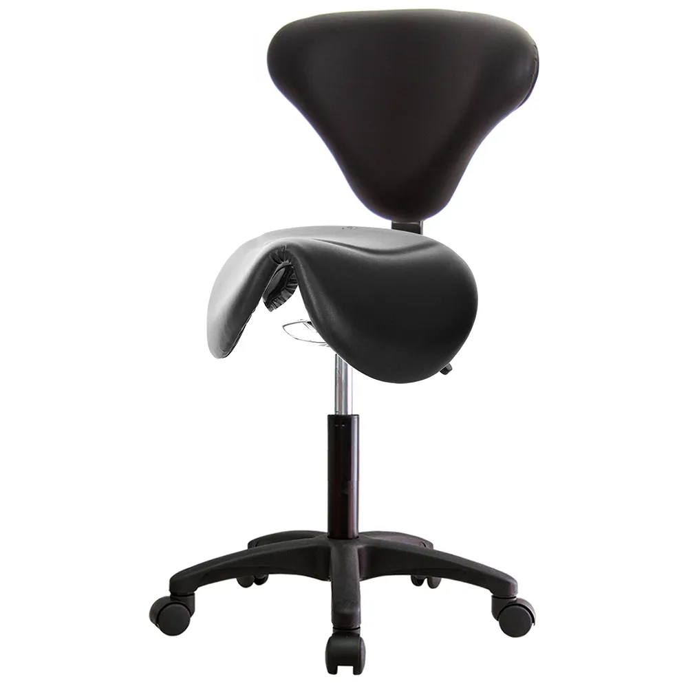 【GXG 吉加吉】立體泡棉 小馬鞍加椅背 工作椅 塑膠腳(TW-81T8 E)