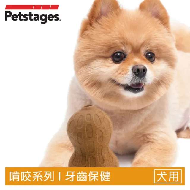 【Petstages】花生藏食史迪克(潔牙 耐咬 安全無毒 狗玩具)